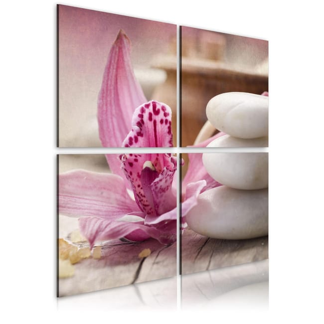 Tableau Orchidee Et Zen 60x60 Artgeist Leroy Merlin Tableau Orchidee Et Zen 60x60 Artgeist Leroy Merlin