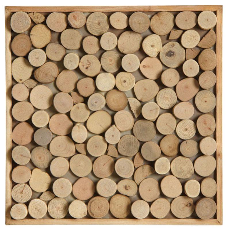 Decoration Murale Rondins De Bois Aubry Gaspard Leroy Merlin