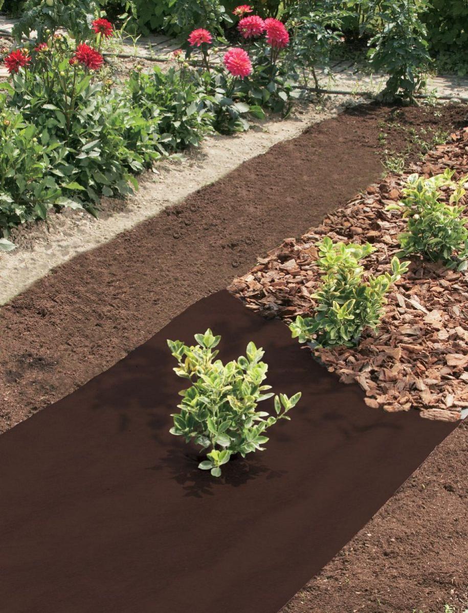 Toile De Paillage Leroy Merlin - Feutre De Paillage Antiherbas Geotex Marron 1 60 X 10 M Leroy Merlin