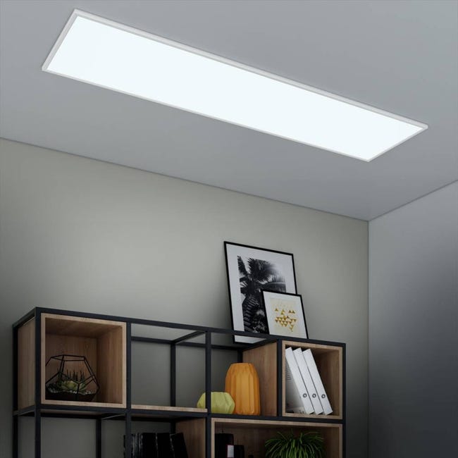 Panneau Led Integree Carre 120 X 30 Cm 40 W Blanc Froid Leroy Merlin