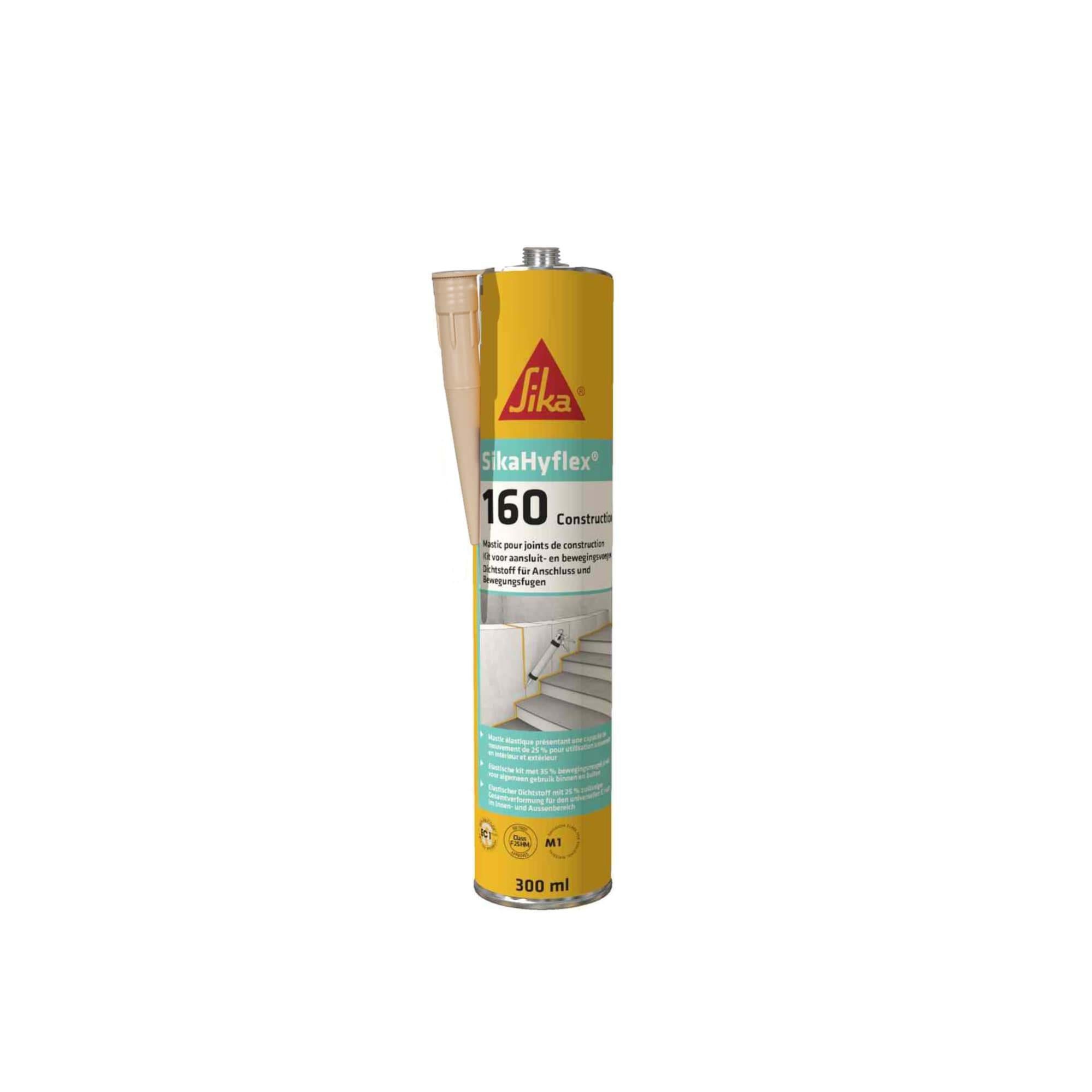 Mastic Pour Facades En Beton Et Maconnerie Sika Sikahyflex 160 Construction Beige 300ml Leroy Merlin