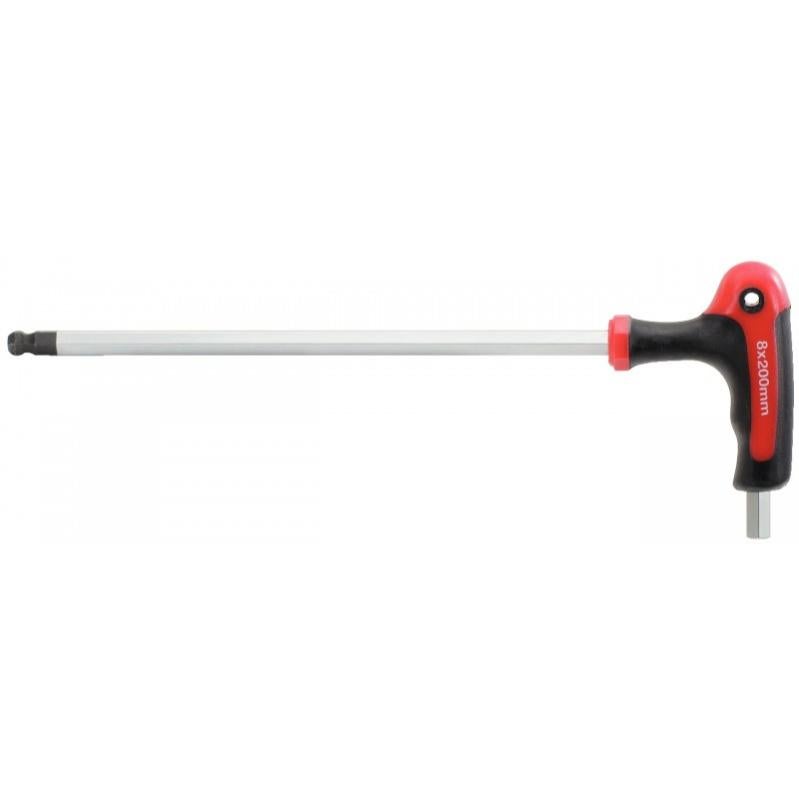 Ks Tools 151 8132 Cle Male 6 Pans A Tete Spherique A Poignee En T 3mm Leroy Merlin