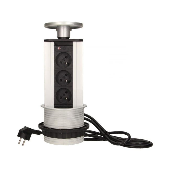 Bloc Prise Escamotable En Inox 3 Prises 230v Orno Leroy Merlin Bloc Prise Escamotable En Inox 3 Prises 230v Orno Leroy Merlin