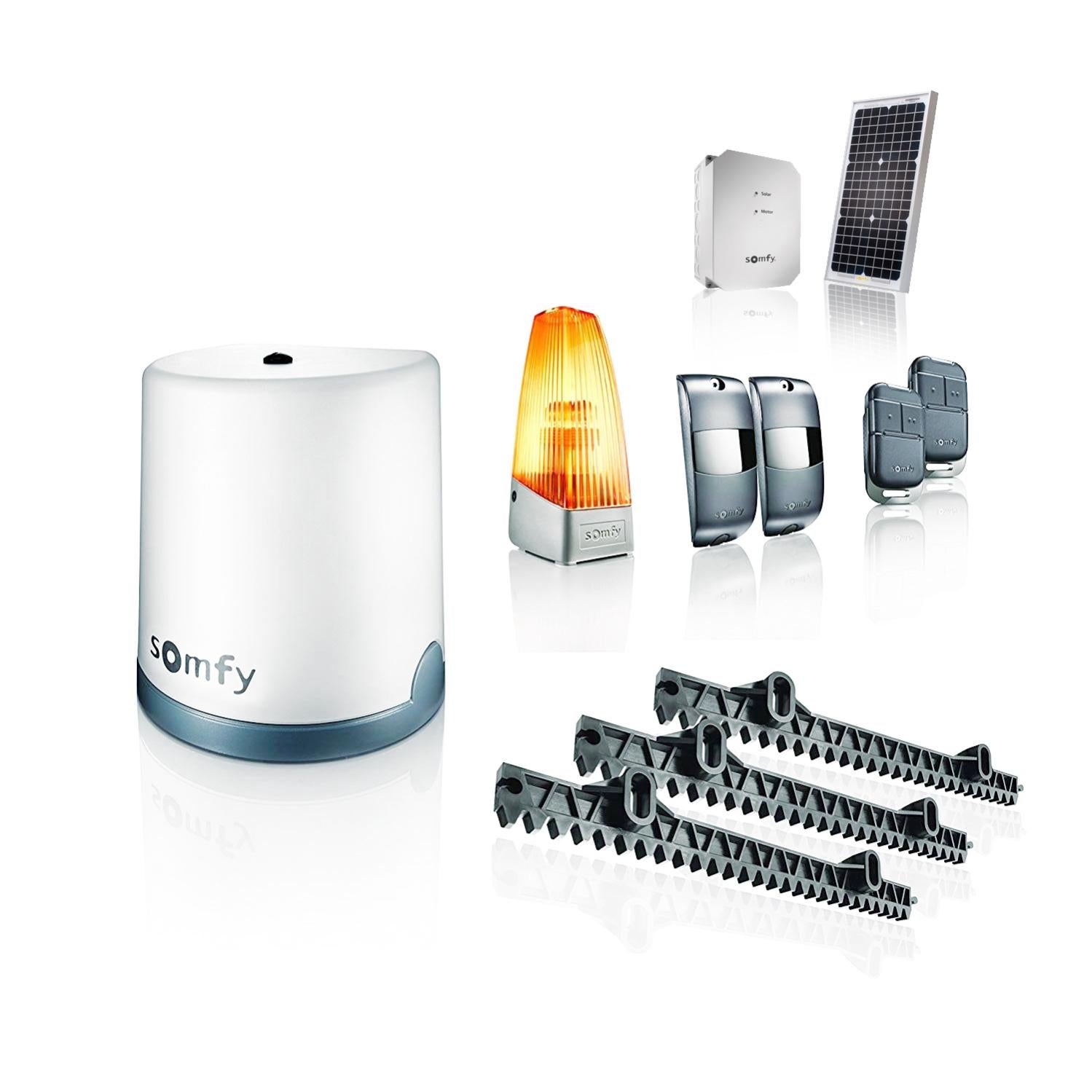 Motorisation Portail Solaire Leroy Merlin - Kit Motorisation De Portail Coulissant Freevia 400 Alimentation Solaire Leroy Merlin