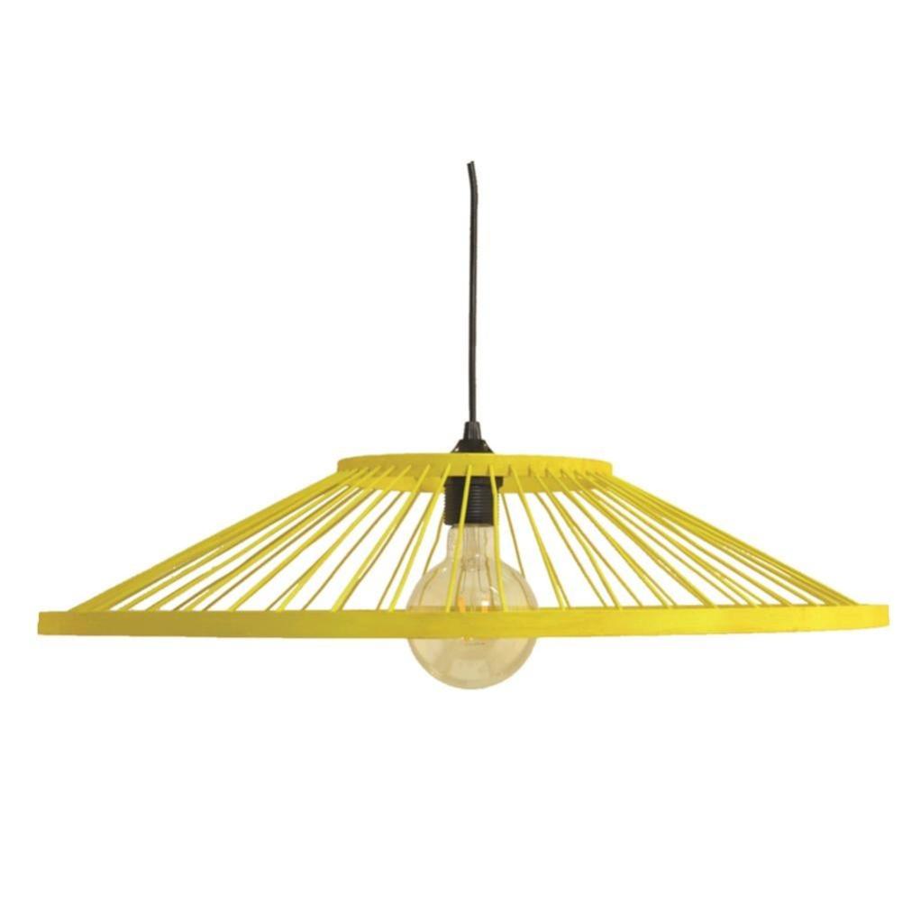  Suspension  nature bambou  jaune  BOUDET Sonaya 1 lumi re s 