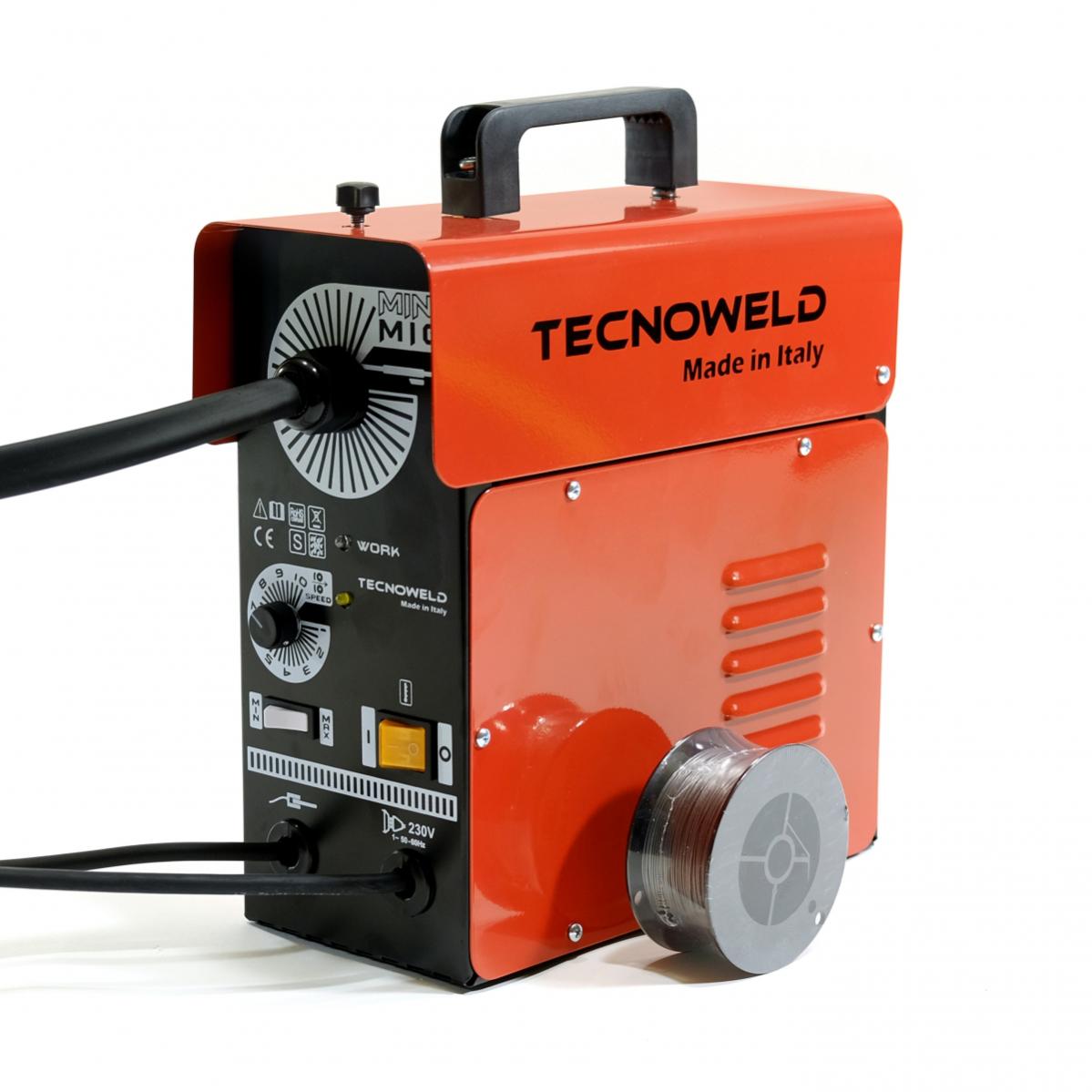 Poste À Souder Mini Mig No Gas Soudage Au Fil Fourré 95a + Accessoires Tecnoweld Leroy Merlin Poste À Souder Mini Mig No Gas Soudage Au Fil Fourré 95a + Accessoires Tecnoweld Leroy Merlin