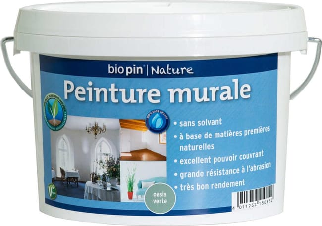 Peinture Murale Interieure Naturelle 1 L Oasis Verte Leroy Merlin