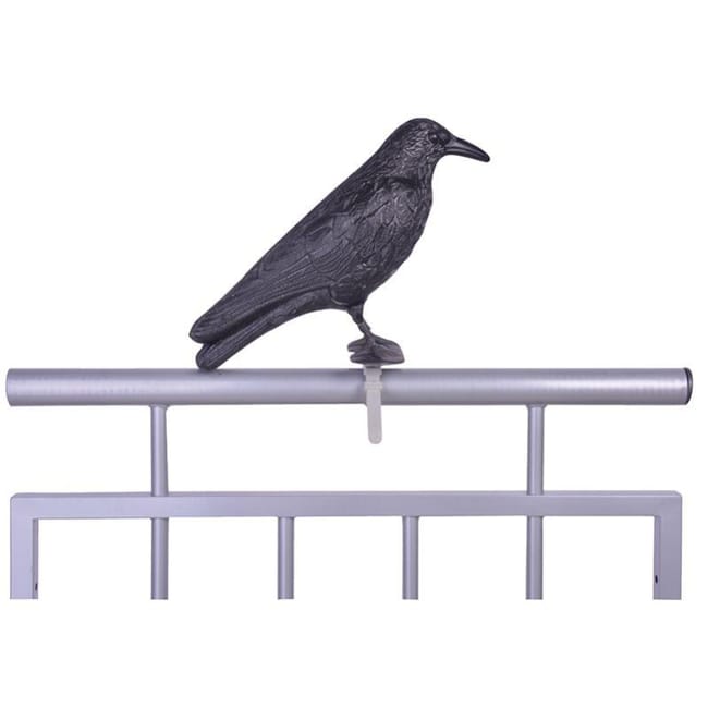 epouvantail corbeau pour eloigner les pigeons esschert design leroy merlin