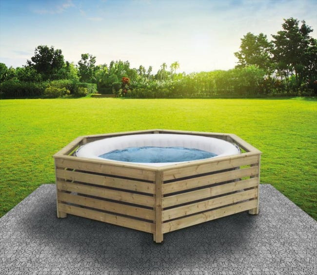 Habillage Bois Pour Spas Gonflables Ronds De 181 A 5 Cm Leroy Merlin Habillage Bois Pour Spas Gonflables Ronds De 181 A 5 Cm Leroy Merlin