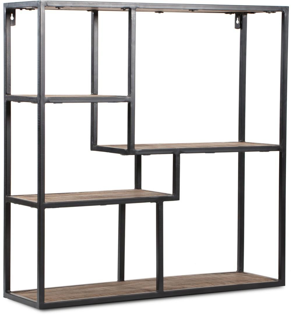 Etagere Bois Et Metal Aurora Mh London Leroy Merlin