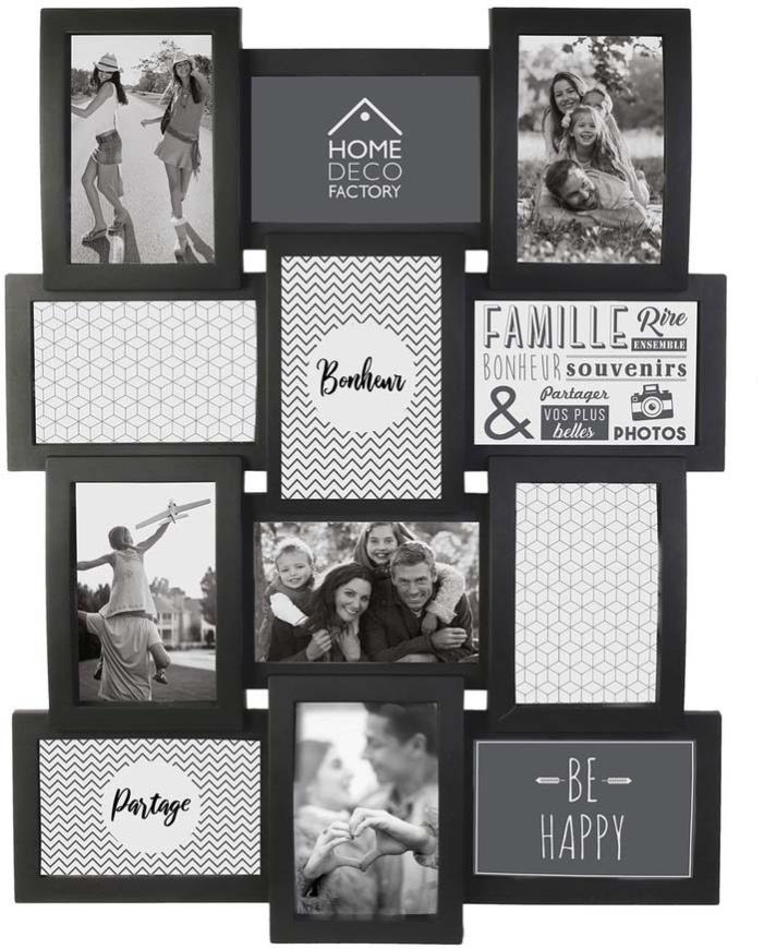 Pele Mele 12 Photos 10 X 15 Cm Be Happy The Home Deco Factory Leroy Merlin