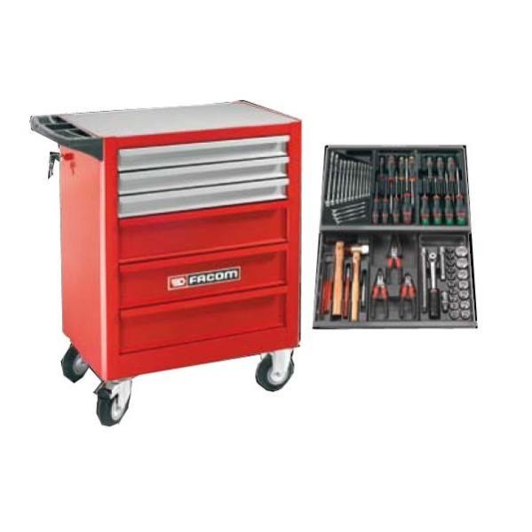 Facom Servante Roll Xl 6 Tiroirs Coffret 69 Outils Roll Contactpb Leroy Merlin