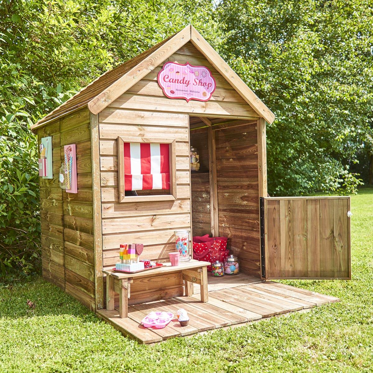 Soulet Cabane  Enfants En Bois Heidi Avec Terrasse 