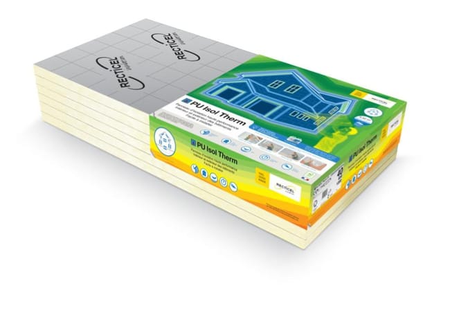 5 Panneaux Isolant Polyurethane Recticel L 0 6 X L 1 2 X Ep 60 Mm R 2 7 Leroy Merlin