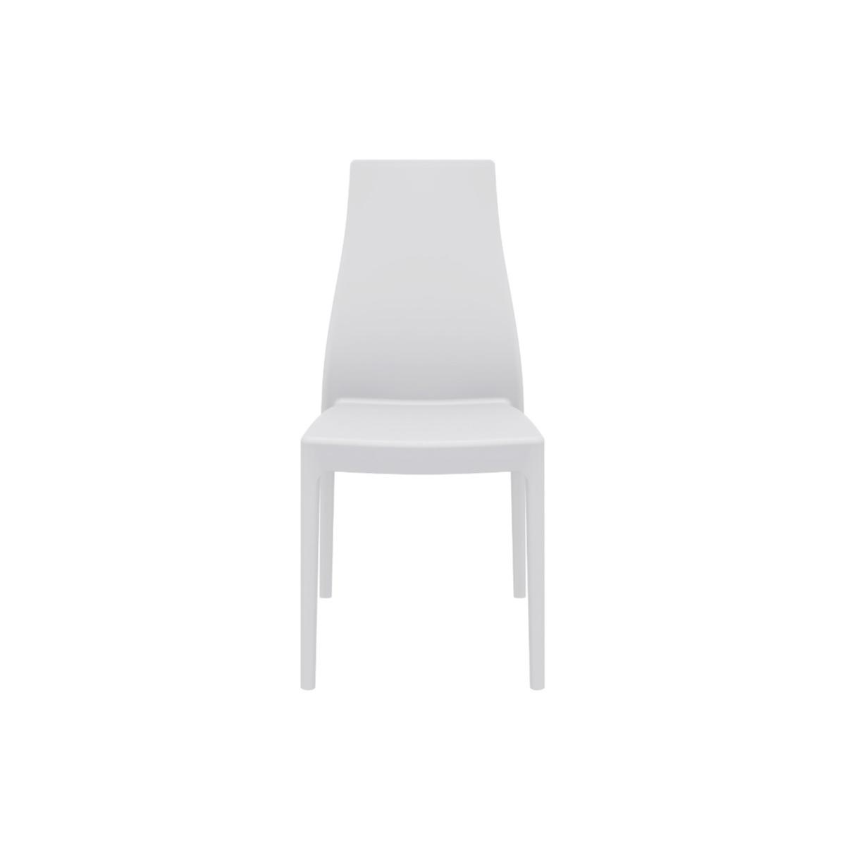 Chaises Design Empilables Intérieur Extérieur Blanches (lot De 4) Condor Chaises Design Empilables Intérieur Extérieur Blanches (lot De 4) Condor