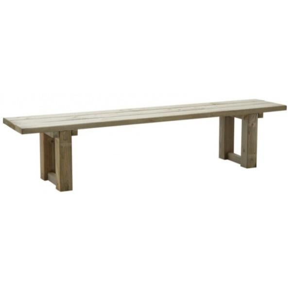 Banc De Jardin En Bois Traite Autoclave Aubry Gaspard Leroy Merlin