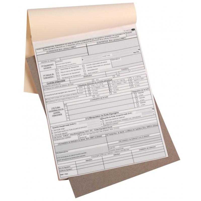 Registre Des Plaintes Et Réclamations Fluides Frigorigènes