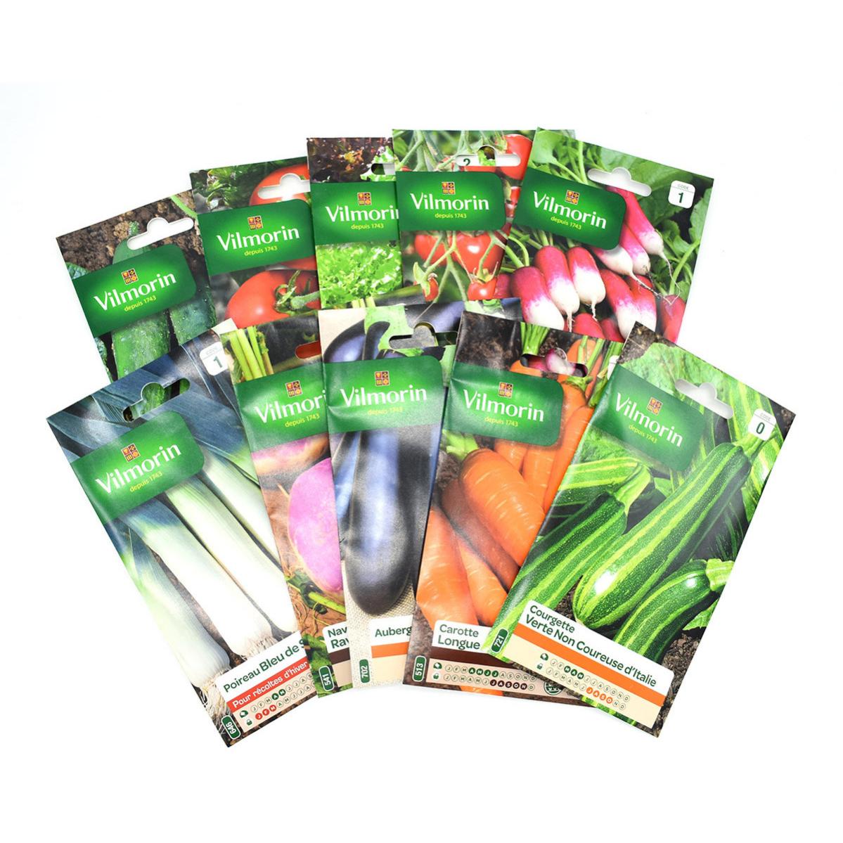 Pack De 10 Sachets De Graines Potagères | Leroy Merlin