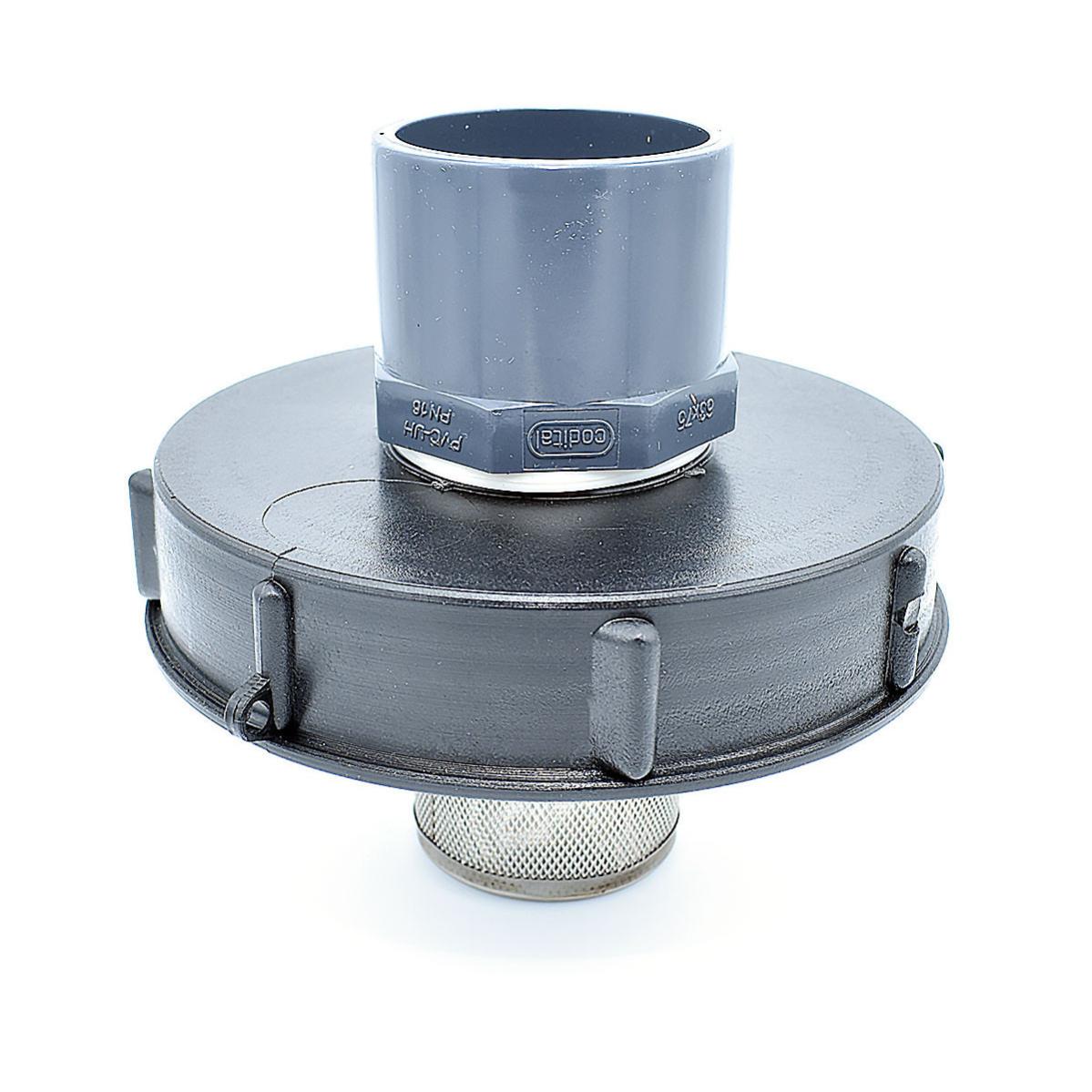 Couvercle 15cm Pour Cuve 1000l Avec Entree Pvc 63 75 Et Filtre 2 Pouces Leroy Merlin