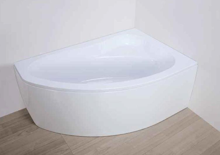 Destockage Leda Tablier Pour Baignoire First Line Asymetrique 150x85cm Reversible Blanc L26fl3a0101 Leroy Merlin