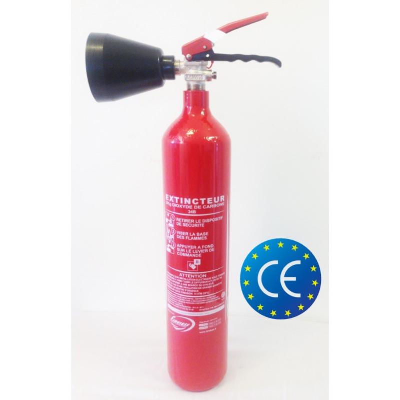 Extincteur 2kg Co2 Ce Mobiak Leroy Merlin