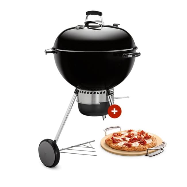 Pack Barbecue Weber Master touch Gbs Ø 57 Cm Noir + Pierre À Grille de cuisson Weber GBS Ø 57 cm