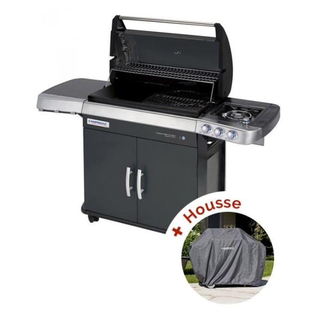 Pack Barbecue À Gaz Campingaz 4 Series Rbs Ls Vario + Housse Barbecue à gaz Campingaz 3 Series RBS LS