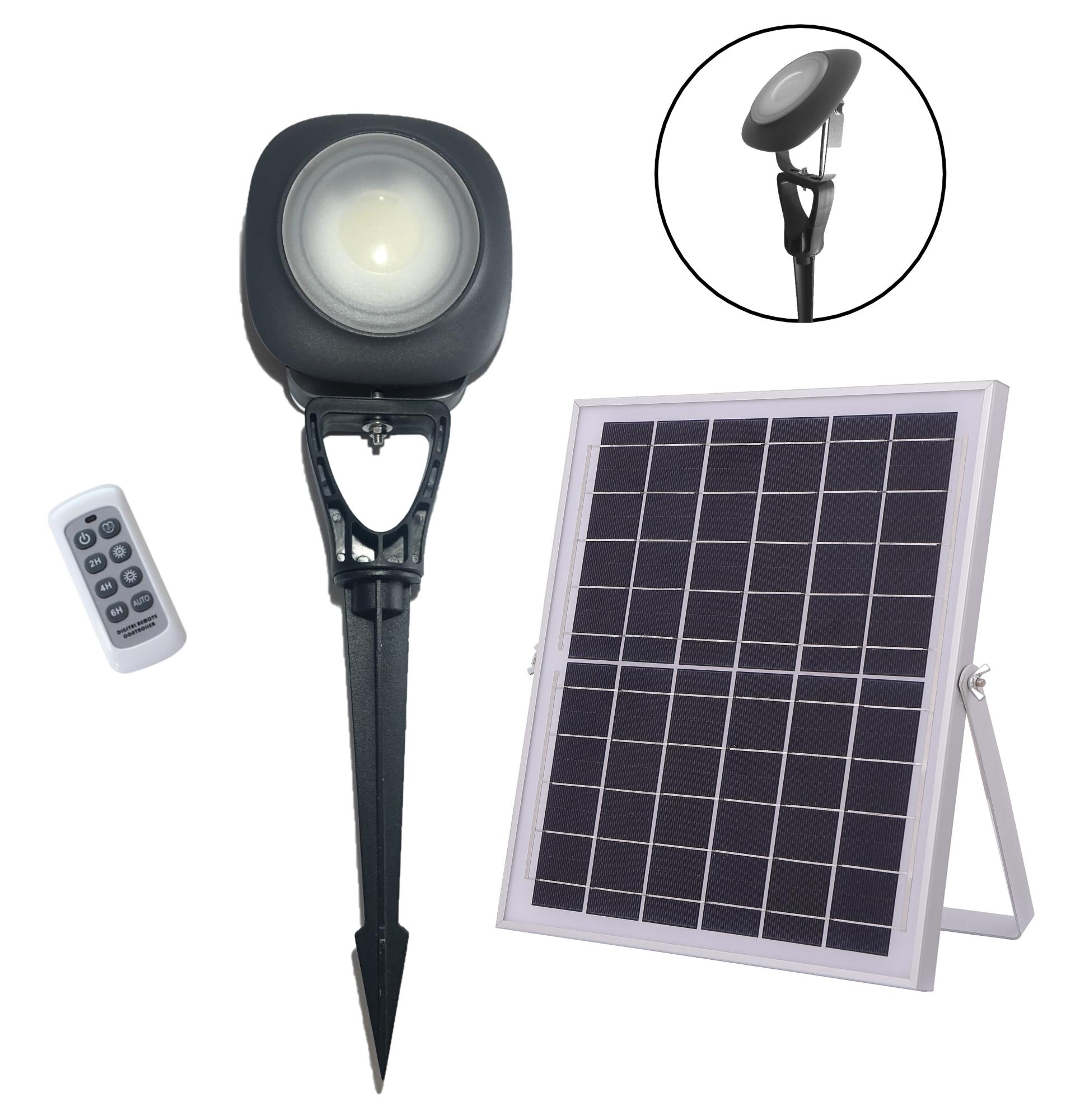 Projecteur Solaire de Jardin à Planter 1300 Lumens | Leroy Merlin