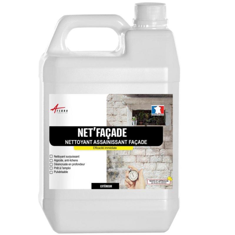 Nettoyant Facade Produit Professionnel Rapide Crépi Enduit Transparent 5 L Arcane Industries Leroy Merlin