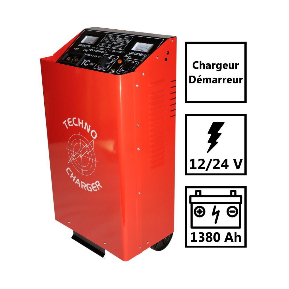 Chargeur Démarreur De Batterie 1380 Ah-12-24v Awelco ...