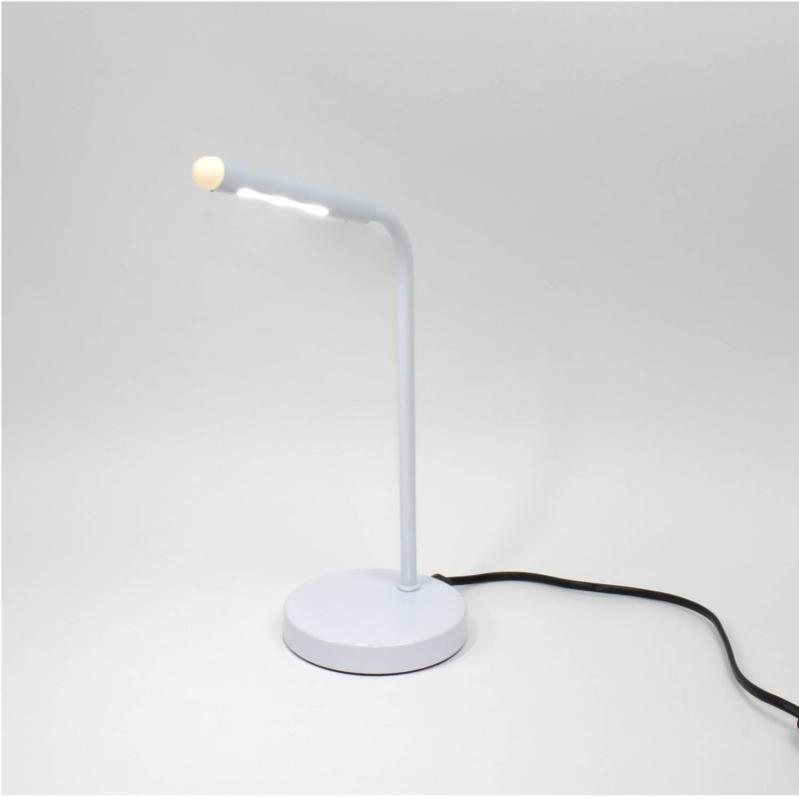 Lampe De Bureau Led Blanc Lumiere Blanche Rotative Metal Djedi Leroy Merlin