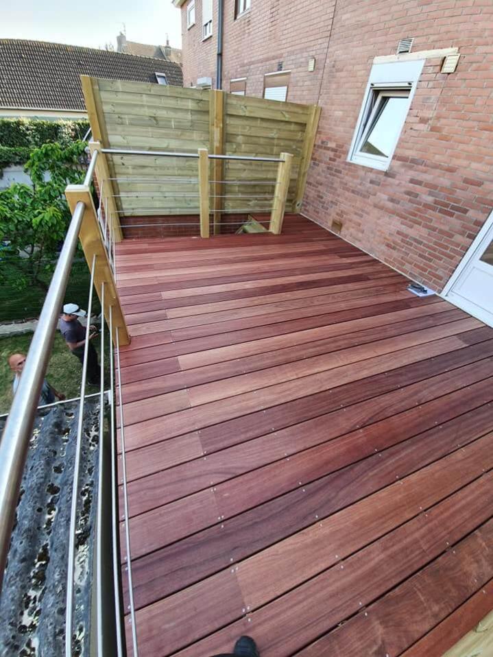 Lame De Terrasse En Robinier Leroy Merlin