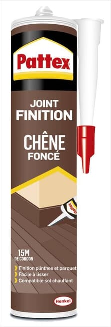 mastic pour raccordement parquet joint de finition pattex chene fonce 280 ml leroy merlin