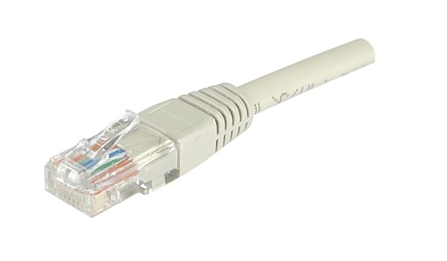 Câble Ethernet Cat 6 0 30m Utp Blanc Leroy Merlin