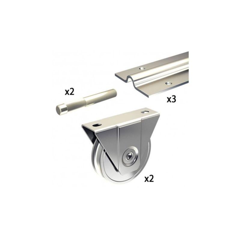 Rail Et Roulettes Pour Portail Coulissant Leroy Merlin