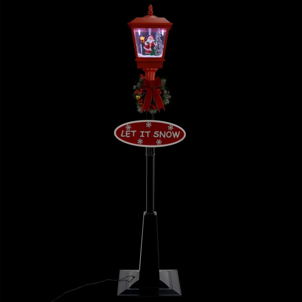 Lampadaire De Noël Avec Père Noël 180 Cm Led Vidaxl | Leroy Merlin