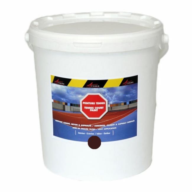 Peinture Tennis - Arcatennis - Chocolat - Marron Foncé - 25 Kg Jusqu A 50m2  Pour 2 Couches - Arcane Industries | Leroy Merlin