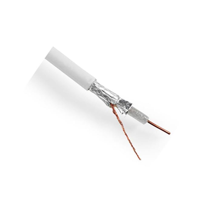 Bobine De Câble Antenne Tv Numérique 25m Blanc | Leroy Merlin