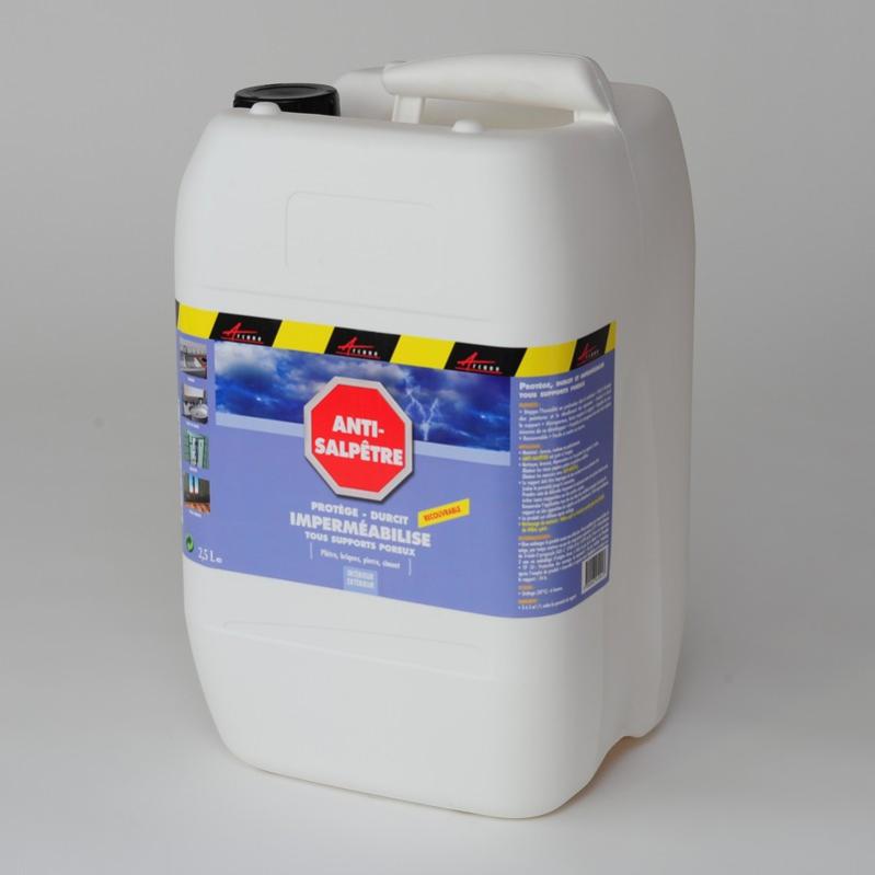 Traitement Anti-salpêtre Pour Murs Humide - Antisalpêtre - Transparent - 20 L (jusqu À 80m² ...