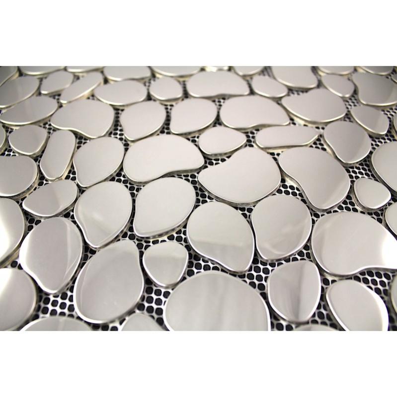 Mosaique Carrelage Inox Pour Sol Et Mur Douche Et Salledebain Mi Gal Mir Leroy Merlin