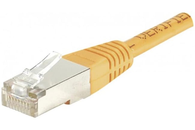 Câble Ethernet Cat 6 30m Ftp Orange Leroy Merlin