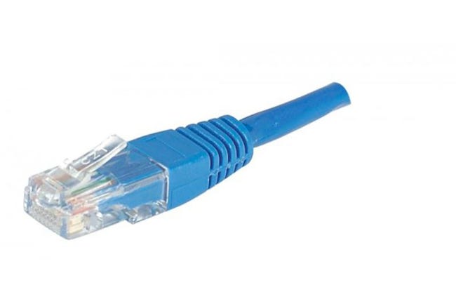 Câble Ethernet 20m Utp Cat 5e Bleu | Leroy Merlin cable ethernet 5e 20m