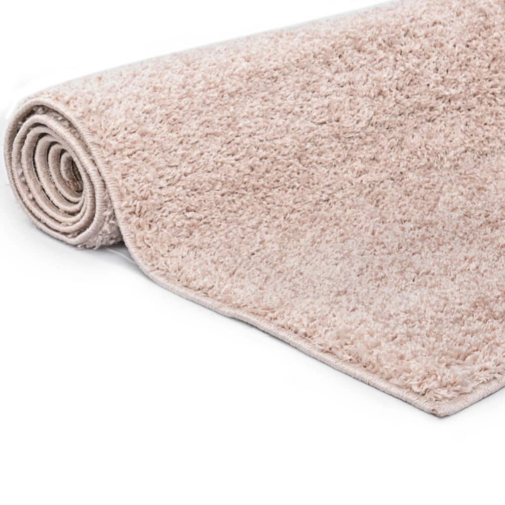  Tapis  Poils  Longs 140 X 200 Cm Vieux Rose  Vidaxl Leroy 