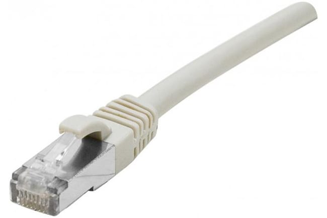Câble Ethernet Cat 5e F Utp Snagless Gris 30m Leroy Merlin