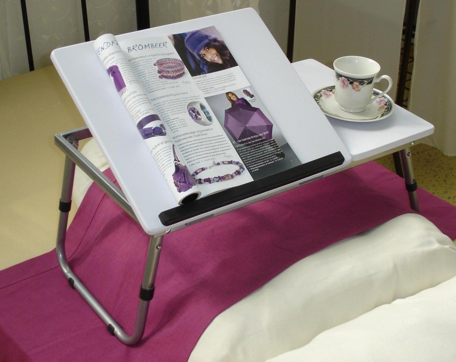 Plateau De Lit Inclinable Petit Déjeuner Au Lit En Acier Et Mdf