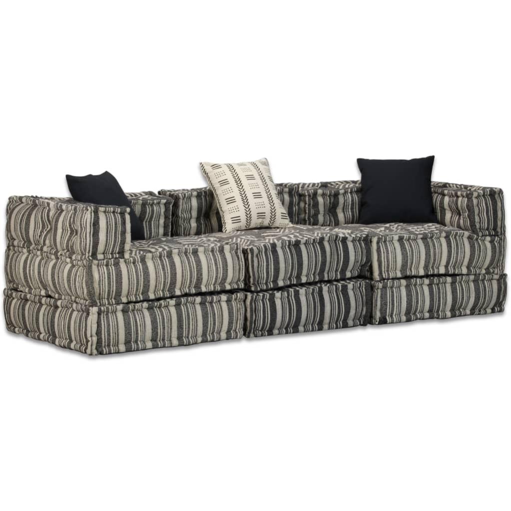 Coussins Canapé De Sol Poufs Modulaire Chaise Longue En Tissu 10 Places En Tissu Gris Clair Dec10 Coussins Canapé De Sol Poufs Modulaire Chaise Longue En Tissu 10 Places En Tissu Gris Clair Dec10