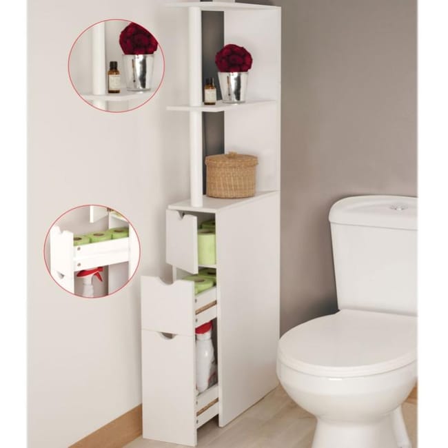 Meuble Wc Etagere Bois 3 Portes Blanc Gain De Place Pour Toilettes Leroy Merlin Meuble Wc Etagere Bois 3 Portes Blanc Gain De Place Pour Toilettes Leroy Merlin