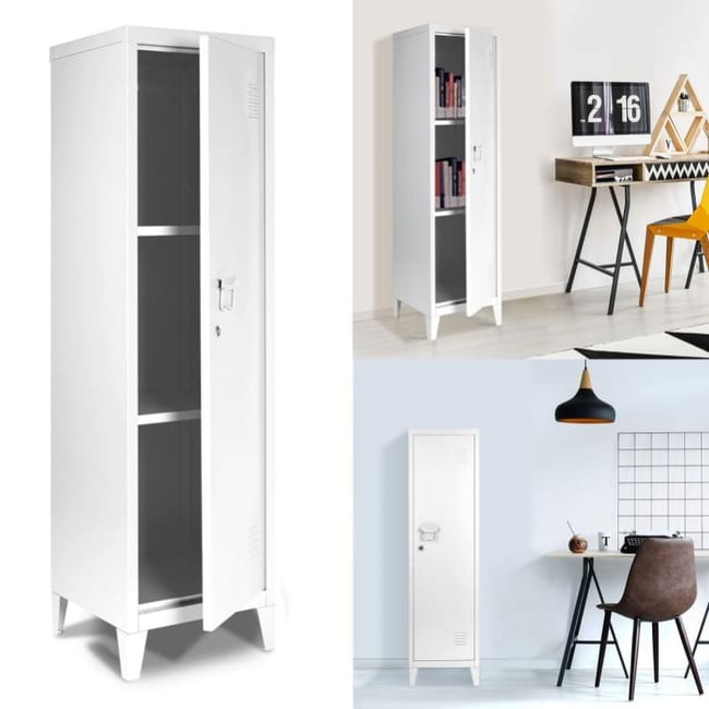 Armoire Vestiaire Estel En Metal Blanche Leroy Merlin Armoire Vestiaire Estel En Metal Blanche Leroy Merlin