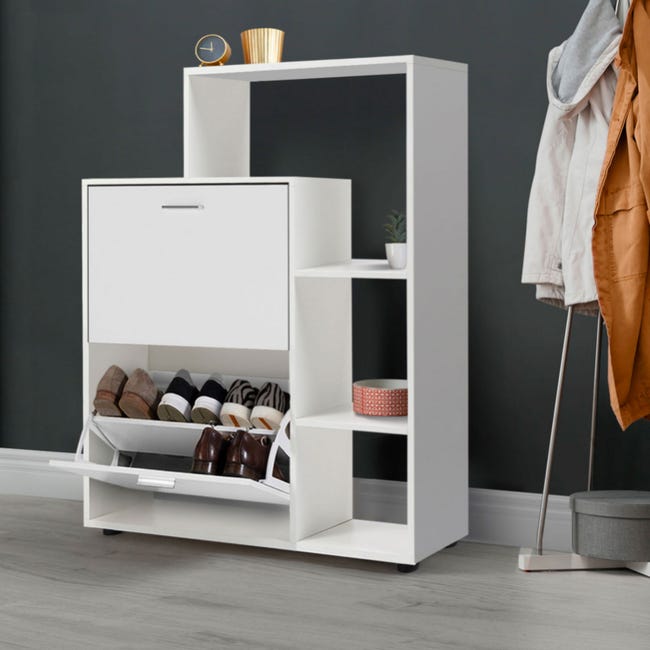 Meuble A Chaussures 2 Portes Avec Etagere Blanc Leroy Merlin Meuble A Chaussures 2 Portes Avec Etagere Blanc Leroy Merlin