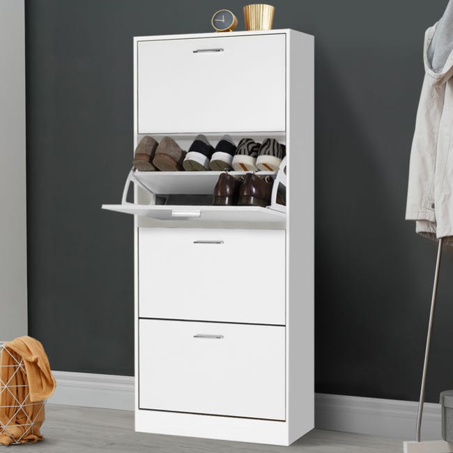 Meuble A Chaussures 4 Portes Blanc Leroy Merlin Meuble A Chaussures 4 Portes Blanc Leroy Merlin